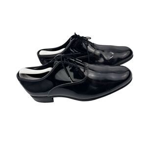 Men’s black dress shoes  size 9.5 W made in the USA